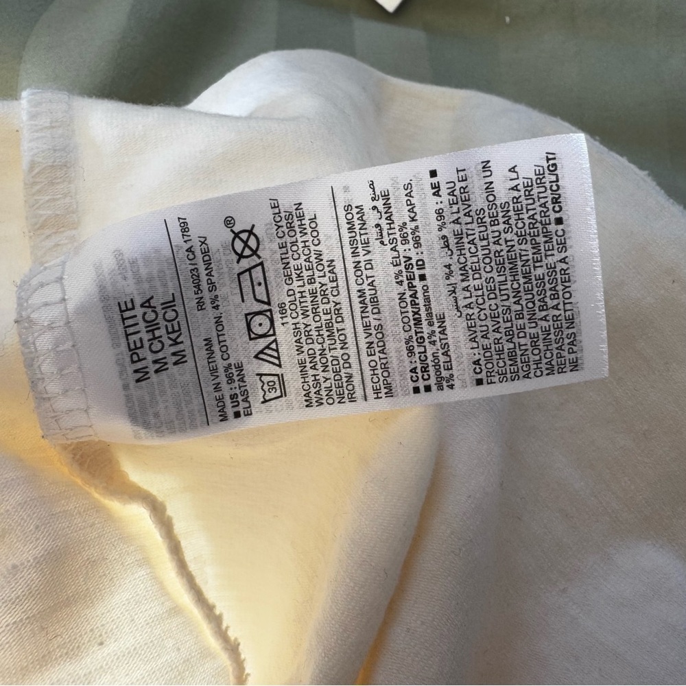 Old Navy Cream Tiered Sleeveless Dress with Strappy Ties Size M Petite - Picture 7 of 8